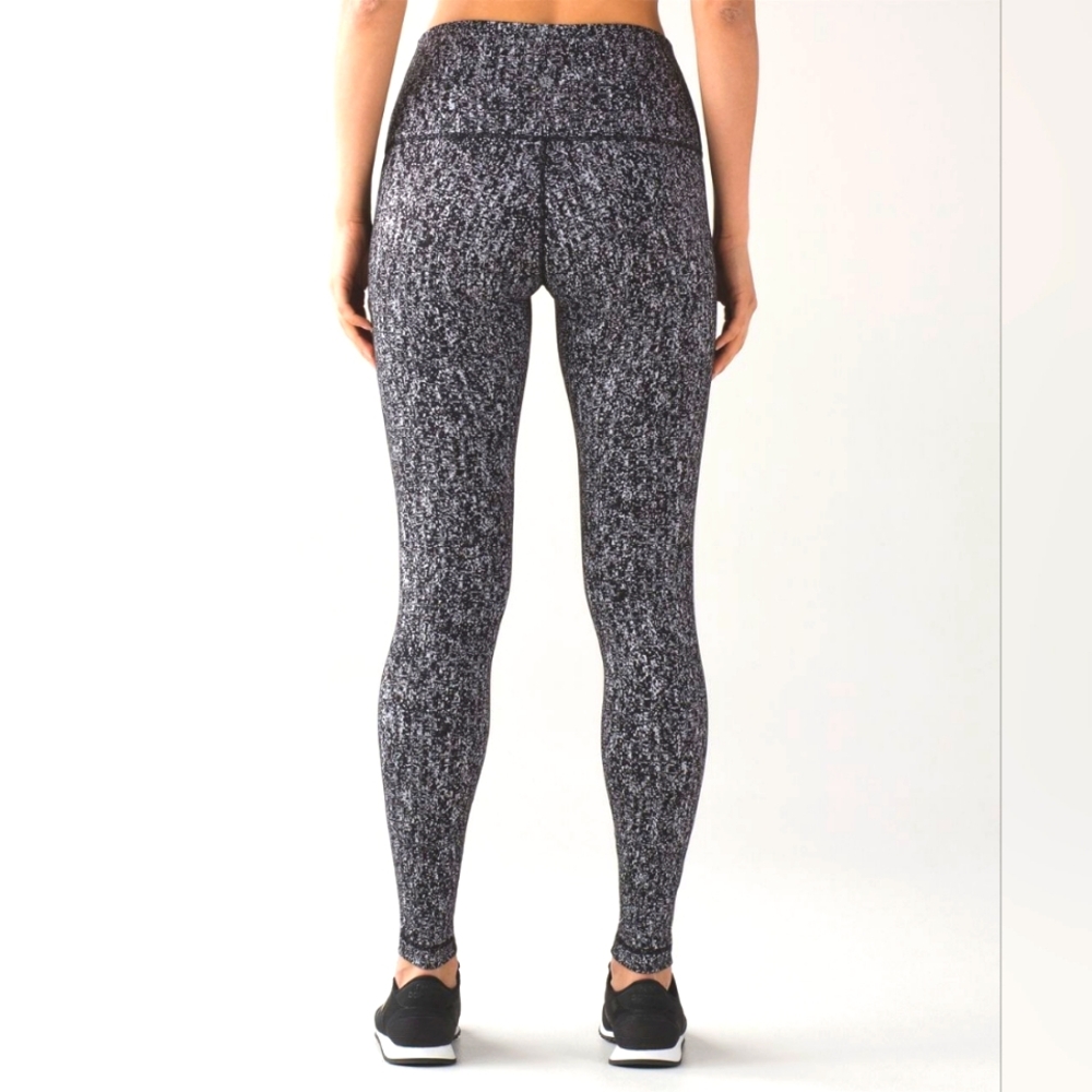 Lululemon Wunder Under Pant (Hi-Rise) Luon Suited Jacquard size 4